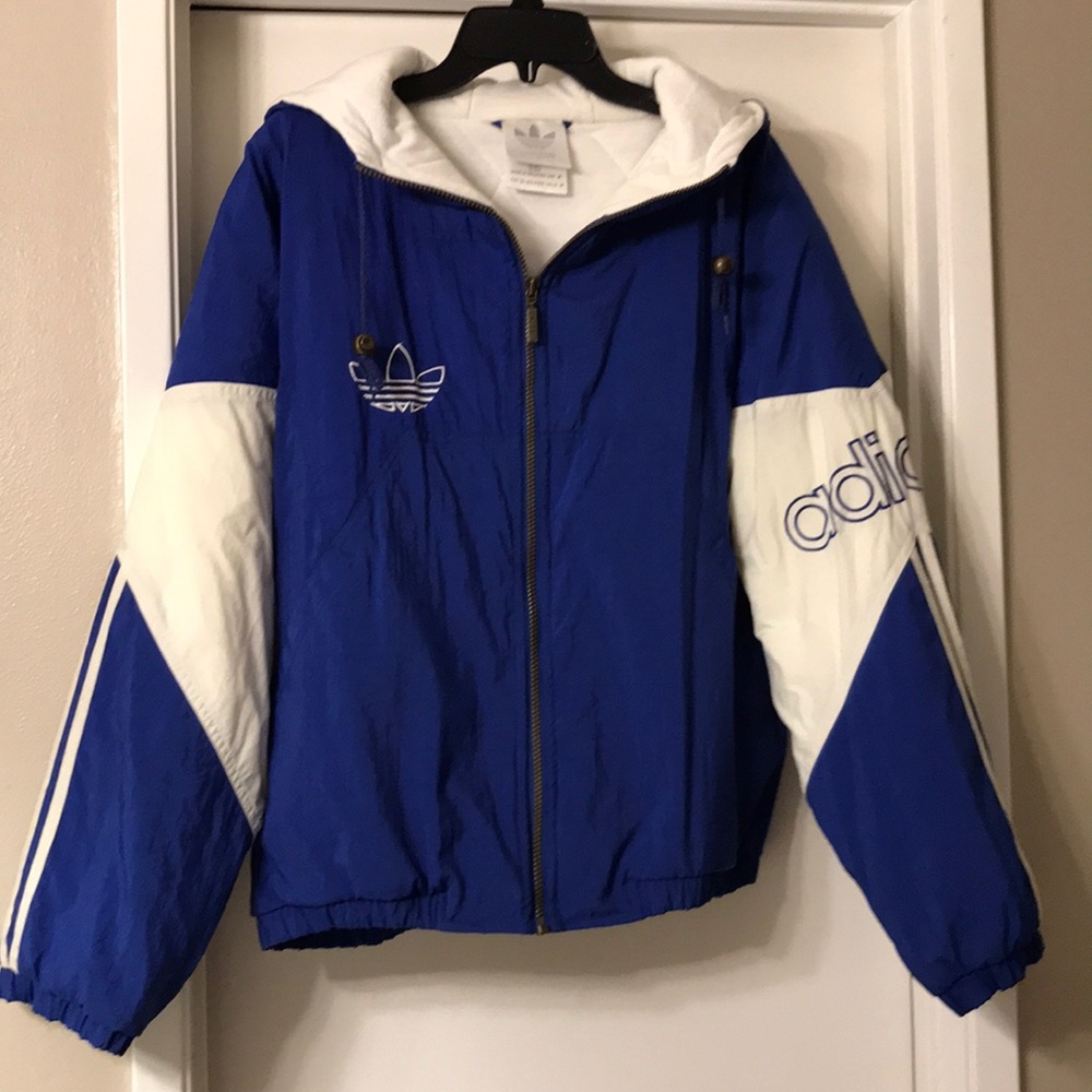 Vintage 80s Adidas puff jacket! Sz med